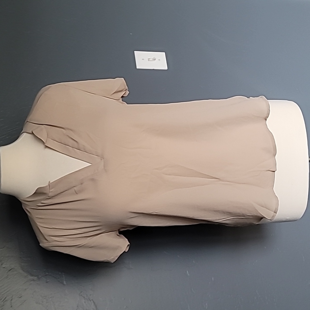 Liberty Love Tan Sheer Top EUC